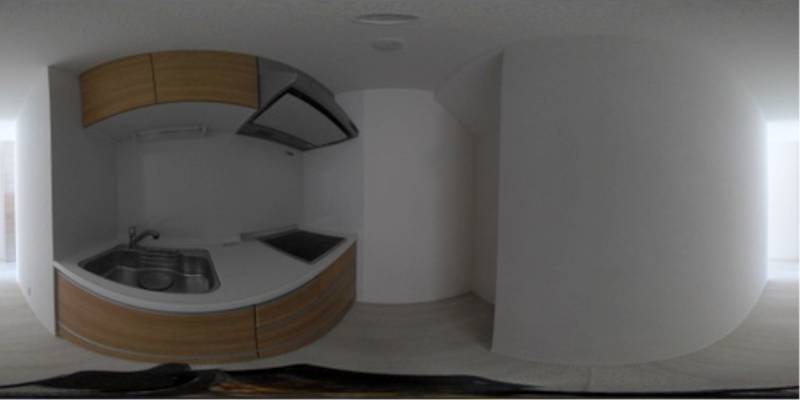 パノラマ画像キッチン