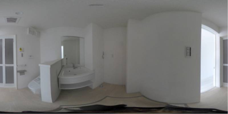 パノラマ画像洗面所