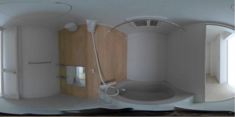 パノラマ画像バスルーム