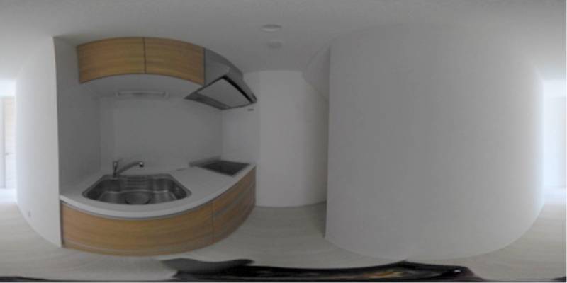 パノラマ画像キッチン