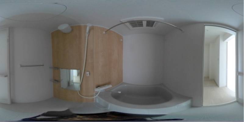 パノラマ画像バスルーム