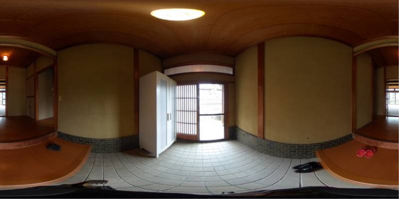 パノラマ画像玄関