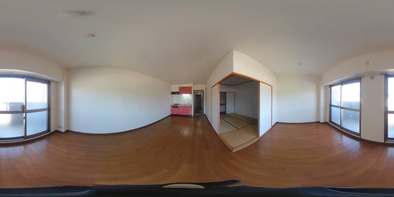 パノラマ画像リビング