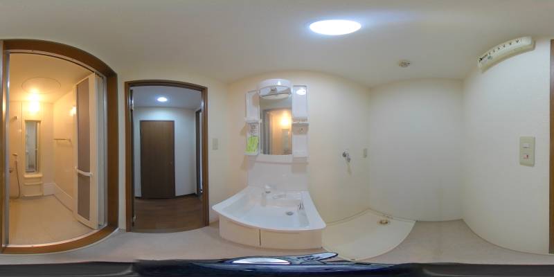 パノラマ画像洗面所