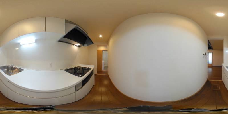 パノラマ画像キッチン