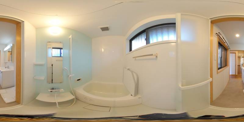 パノラマ画像バスルーム