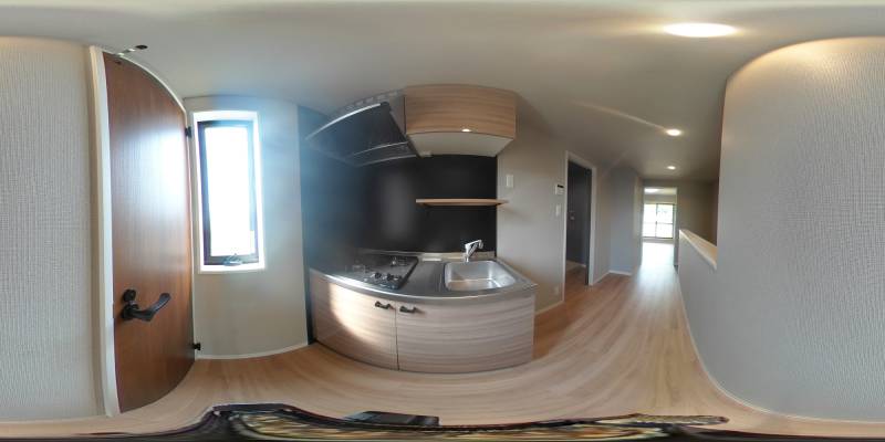 パノラマ画像キッチン