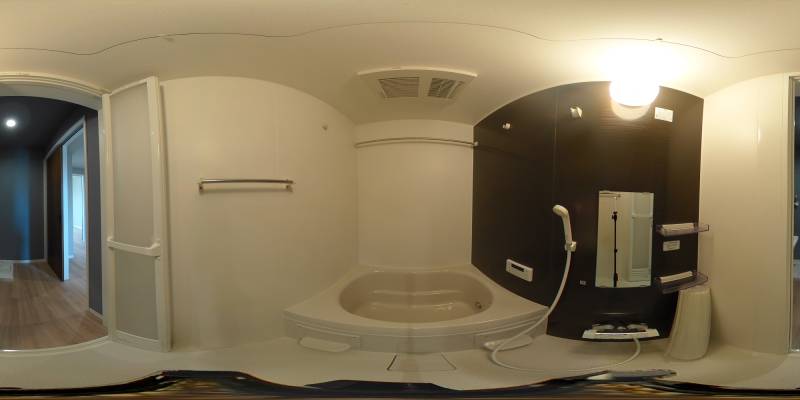 パノラマ画像バスルーム