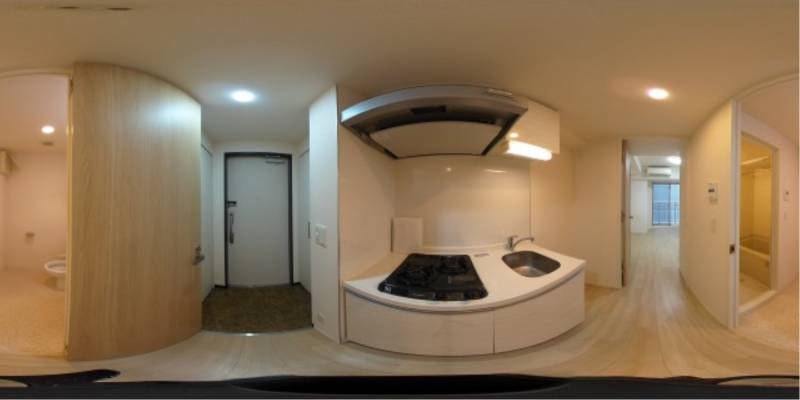 パノラマ画像キッチン