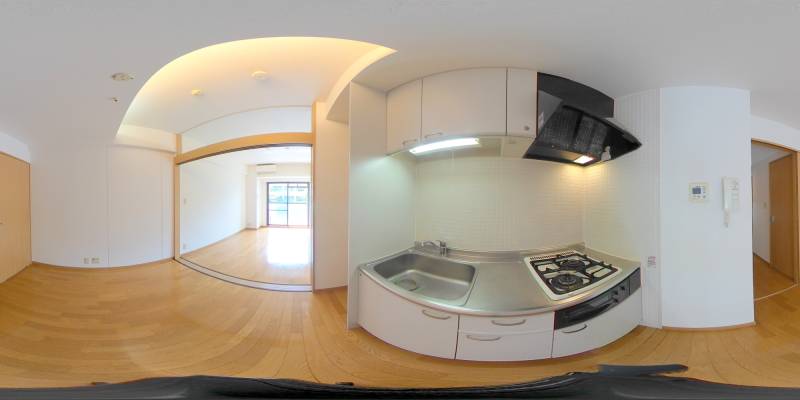 パノラマ画像キッチン