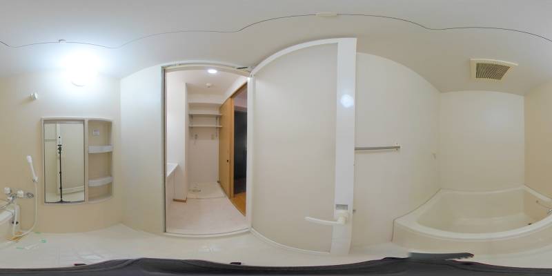 パノラマ画像バスルーム