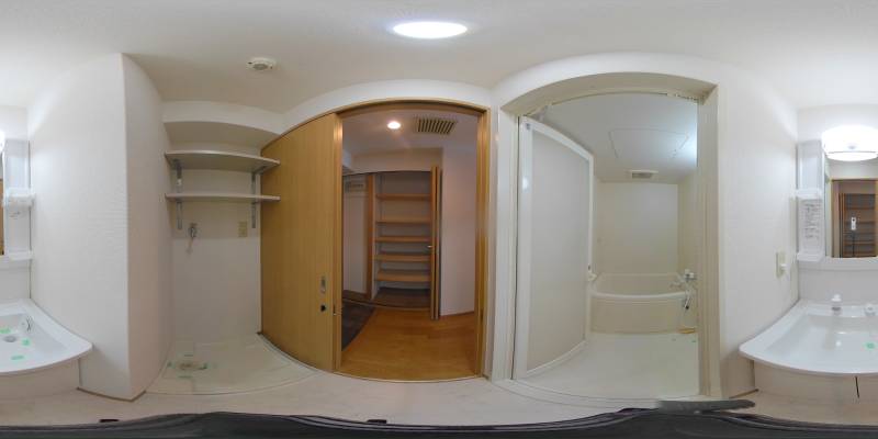 パノラマ画像洗面所