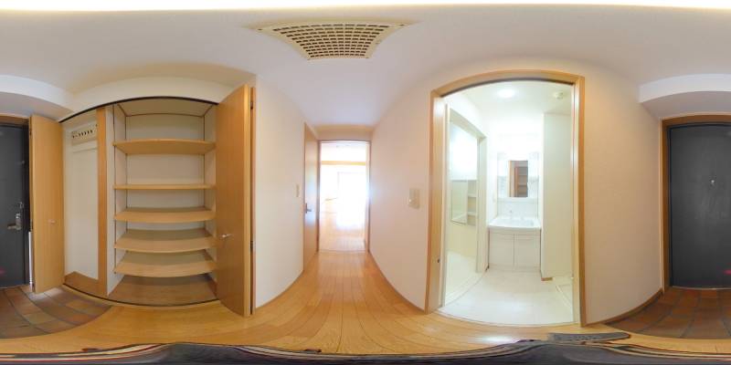 パノラマ画像玄関