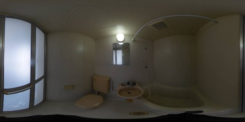 パノラマ画像洗面所