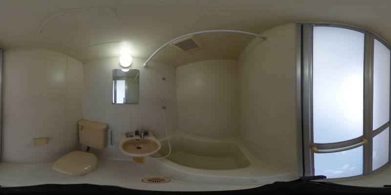 パノラマ画像バスルーム