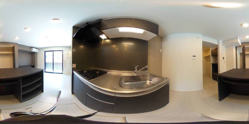 パノラマ画像キッチン