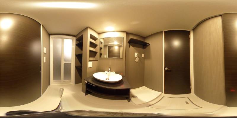 パノラマ画像洗面所