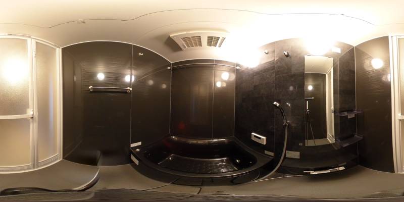 パノラマ画像バスルーム