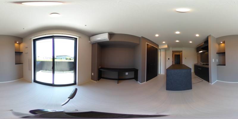 パノラマ画像洋室