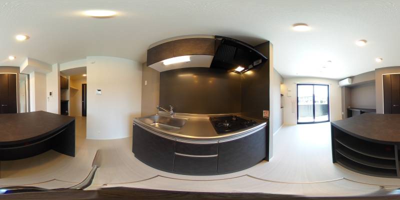 パノラマ画像キッチン