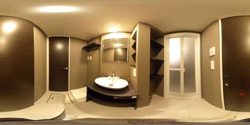 パノラマ画像洗面所