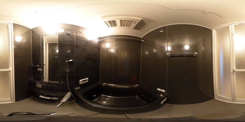 パノラマ画像バスルーム