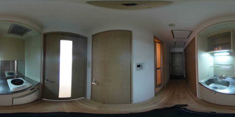 パノラマ画像キッチン