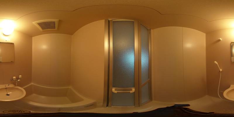 パノラマ画像バスルーム