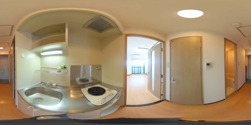 パノラマ画像キッチン