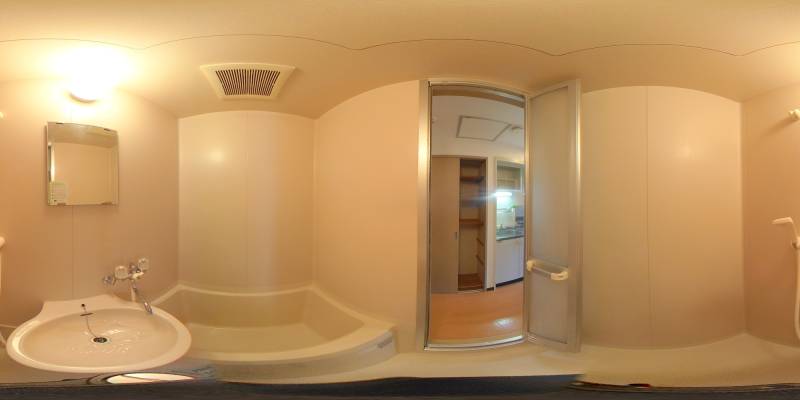 パノラマ画像バスルーム