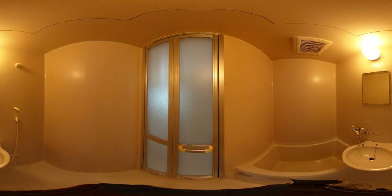 パノラマ画像バスルーム