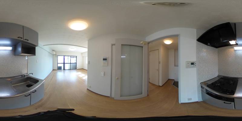 パノラマ画像キッチン