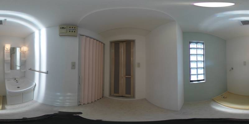 パノラマ画像洗面所