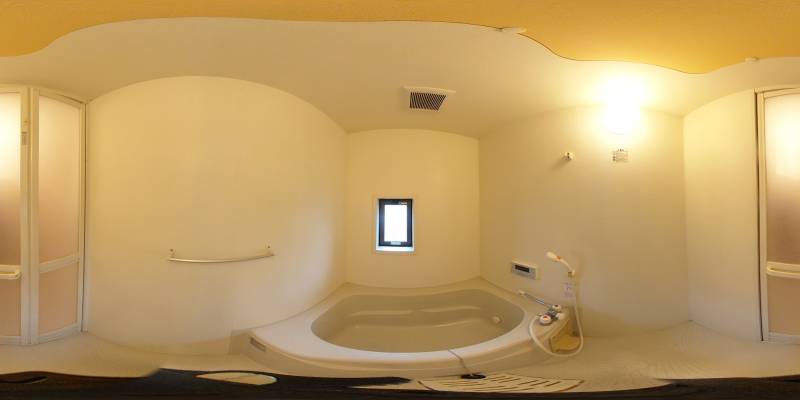 パノラマ画像バスルーム