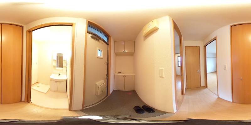 パノラマ画像玄関