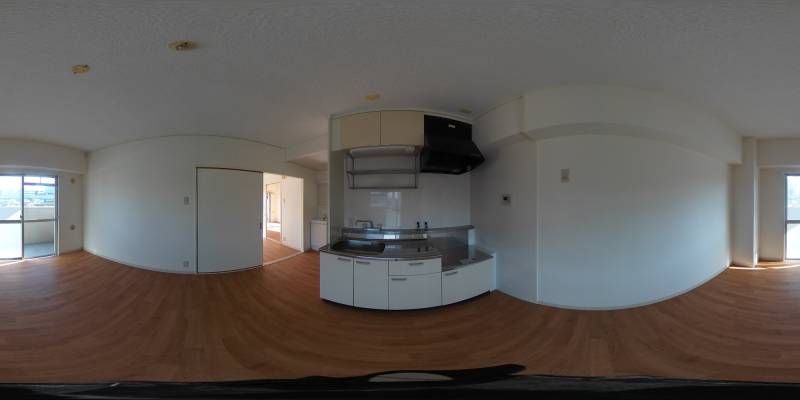 パノラマ画像キッチン