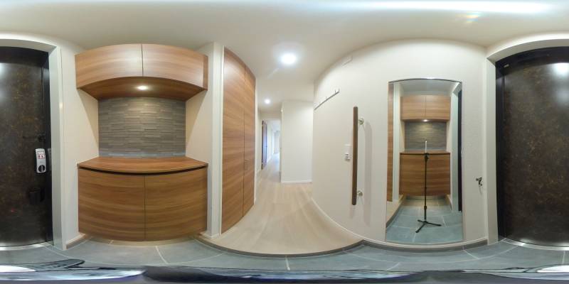 パノラマ画像玄関