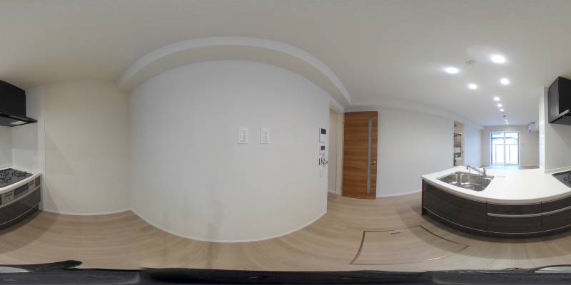 パノラマ画像キッチン