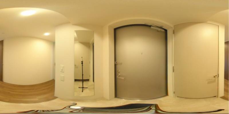 パノラマ画像玄関