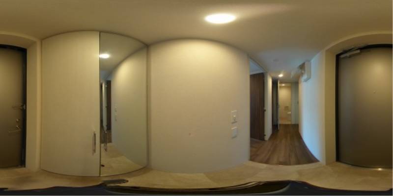 パノラマ画像玄関