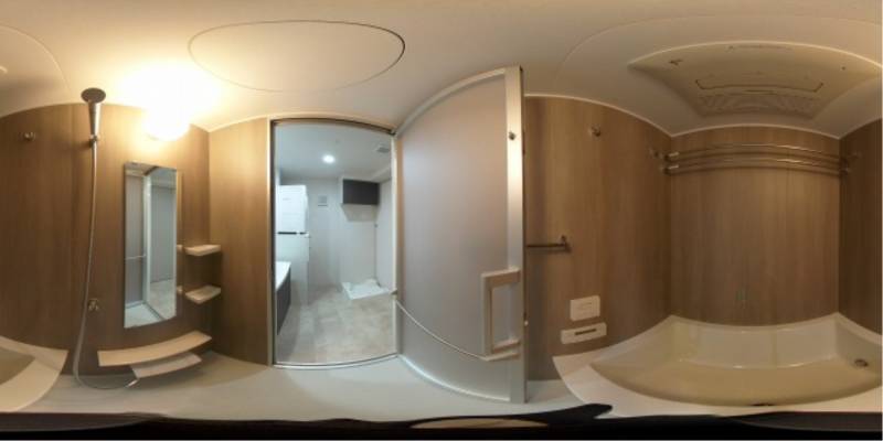 パノラマ画像バスルーム