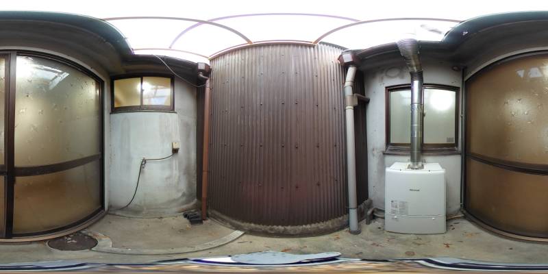 パノラマ画像庭