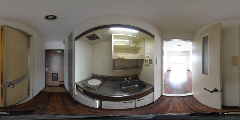 パノラマ画像キッチン