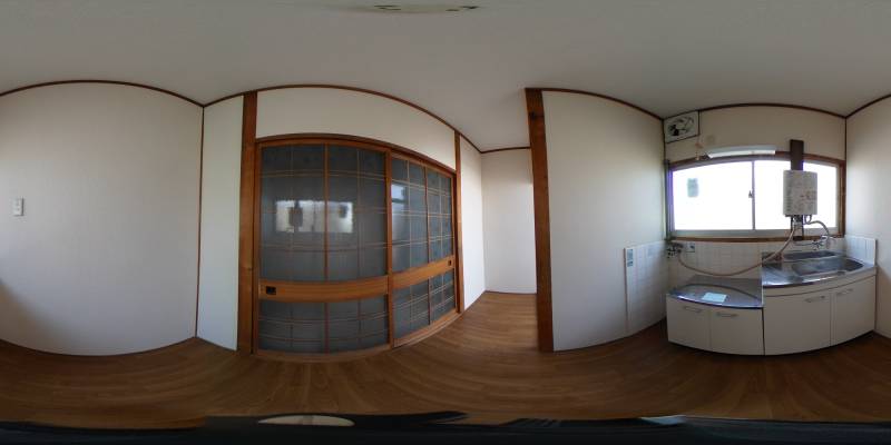 パノラマ画像キッチン