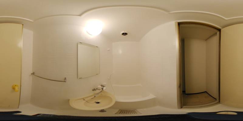 パノラマ画像バスルーム