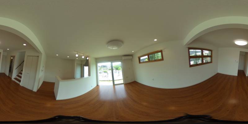 パノラマ画像リビング