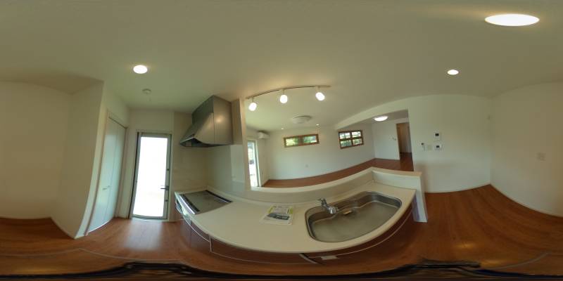 パノラマ画像キッチン