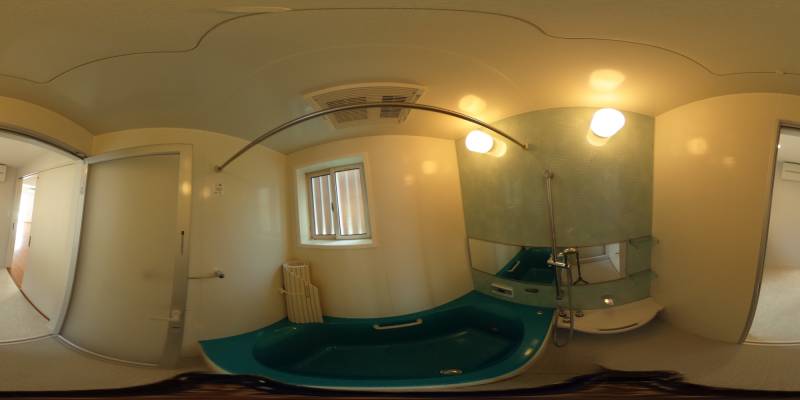 パノラマ画像バスルーム