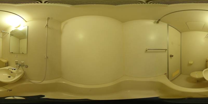 パノラマ画像バスルーム