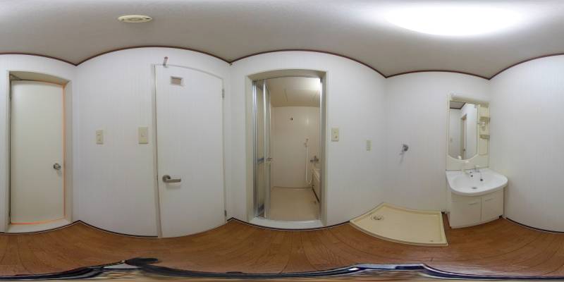 パノラマ画像洗面所